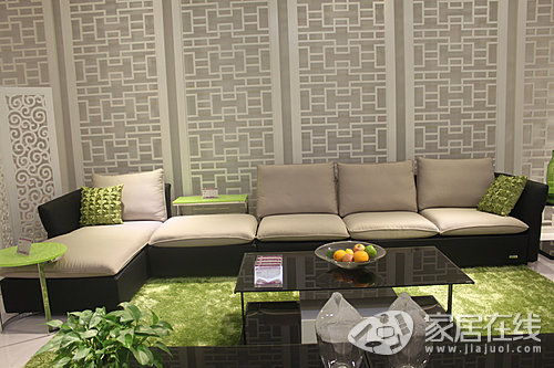 康耐登布藝沙發四套 鮮活色彩扮靚家居